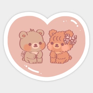 Amor de Osos Sticker